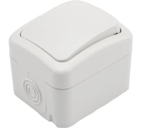 Проходной выключатель KRANZ Mini OG, IP54, о/у, белый KR-78-0603