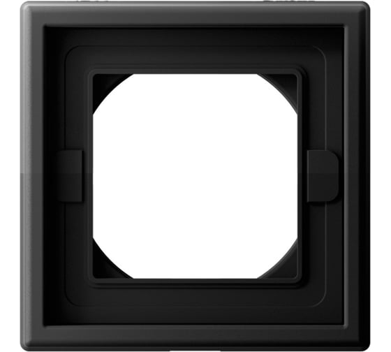 Рамка 1-постовая Systeme Electric ArtGallery, IP44, универсальная, Черный шелк GAL441701