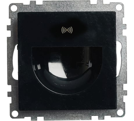 Механизм подсветки встраиваемой LED c датчиком движения STEKKER 250В, 1W, 4000К, серия Катрин, черный, 50278