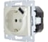 Розетка Lezard ASTI с заземлением + USB разъём крем механизм 7081-0388-181 2