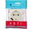 Розетка Lezard ASTI с заземлением + USB разъём крем механизм 7081-0388-181 3