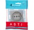 Розетка Lezard ASTI с защитой от детей ПБТ платина механизм 7081-3588-124B 3