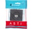 Розетка компьютерная Lezard ASTI чёрный бархат механизм 7081-4288-139 2