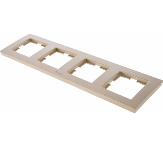 4-ая рамка Panasonic горизонтальная бронза Karre Plus WKTF0804-2BR