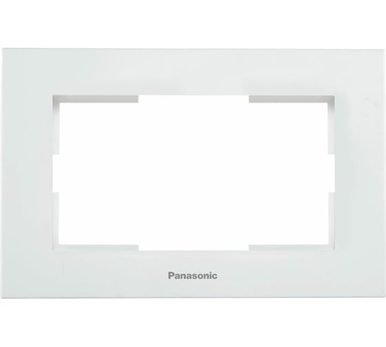 Рамка для 2-й розетки Panasonic белая Karre Plus Panasoni WKTF0809-2WH 1