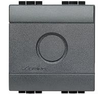 Заглушка Legrand Livinglight размер 2 модуля, антрацит L4952