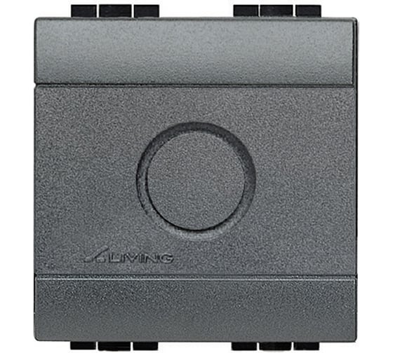 Заглушка Legrand Livinglight размер 2 модуля, антрацит L4952