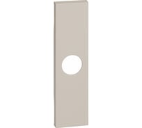 Лицевая панель Legrand LIVING NOW для TV розеток и кабельных выводов с 1 отверстием 1 модуль, цвет песочный KM08