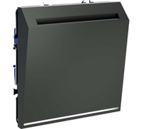 Выключатель встраиваемый Voltum S70 карточный 16А, (титан) VLS010706