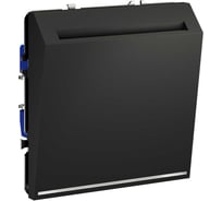 Выключатель встраиваемый Voltum S70 карточный 16А, (графит) VLS010707