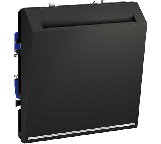 Выключатель встраиваемый Voltum S70 карточный 16А, (графит) VLS010707
