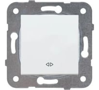 Промежуточный 1-клавишный переключатель Panasonic модуль, белый Karre Plus 5500 WKTT0005-2WH