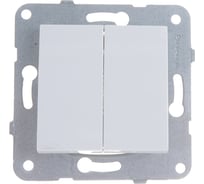 Выключатель Panasonic МОДУЛЬ 2кл белый Karre Plus 54916 WKTT0009-2WH-RES
