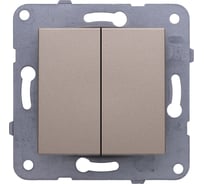 2-клавишный выключатель Panasonic модуль, бронза KarrePlus WKTT0009-2BR