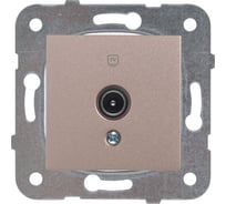 TV розетка Panasonic модуль, концевая, бронза Karre Plus WKTT0451-2BR