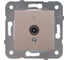 TV розетка Panasonic модуль, концевая, бронза Karre Plus WKTT0451-2BR 1