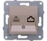 Компьютерная розетка Panasonic модуль, RJ45, категория 5e, бронза Karre Plus Pan WKTT0404-2BR 1