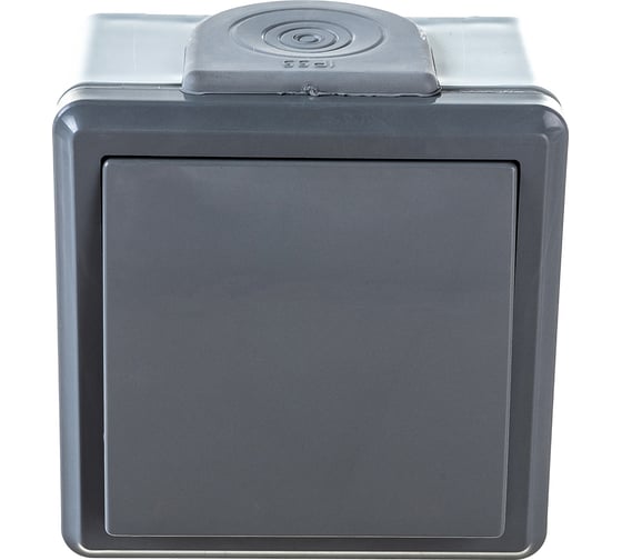 Выключатель Bylectrica 1-клавишная, IP55, серия ПРАЛЕСКА АКВА, А110-2131 03