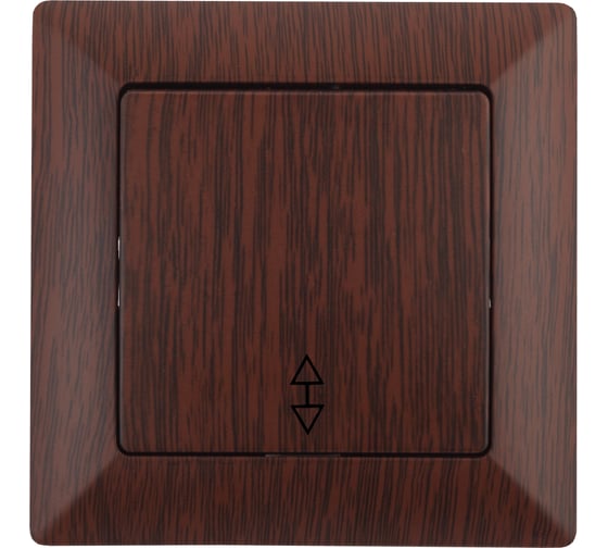 Переключатель Intro 4-103-10 10А-250В скрытой установки Solo венге Б0043282 1