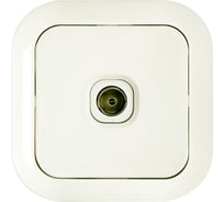 Телевизионная розетка Bylectrica, серия ГАРМОНИЯ, ТР-001 бежевый