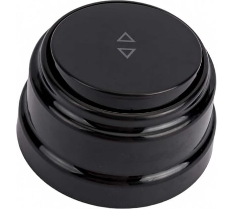 Выключатель Bylectrica 1-клавишный, открытая установка, 10А, проходной, серия РЕТРО, А610-2261 черный