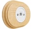 Розетка компьютерная для скрытой установки Мезонинъ RJ45(Cat 5e), ЛАХТА ОПТИМА, БЕЛАЯ НОЧЬ Soft Touch GE35341-40 5