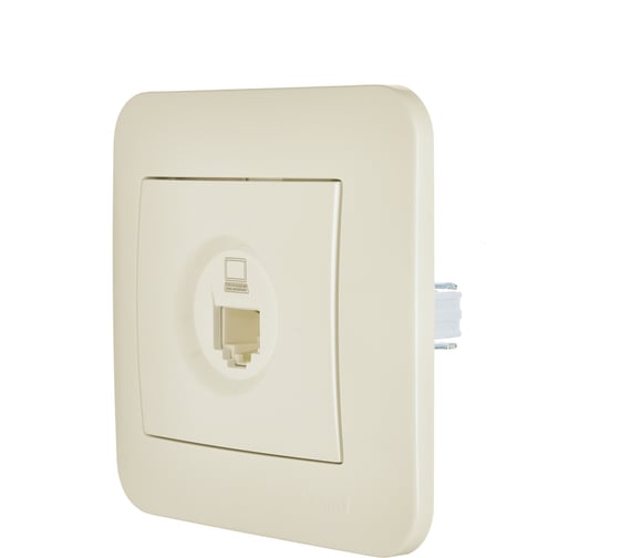 Розетка компьютерная Lezard ASTI крем Cat 5e 7081-0303-140 1