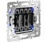 Механизм перекрестного переключателя двухклавишного Voltum S70 10А VLS0205M 1