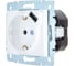 Розетка Lezard ASTI с/з + USB разъём белая механизм 7081-0288-181 2