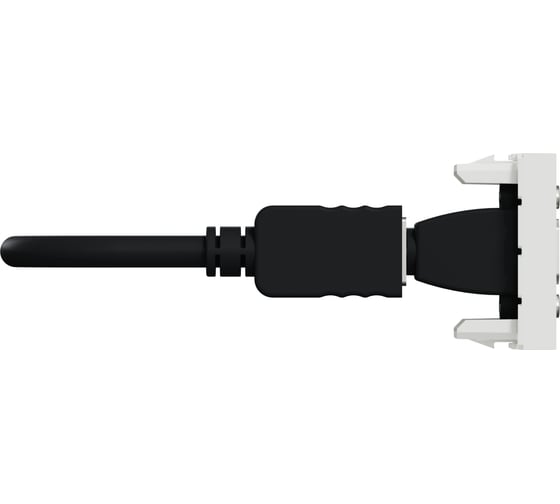 HDMI розетка Systeme Electric Unica Modular Белая 1 модуль SE NU343018
