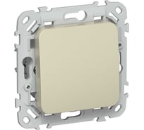 Выключатель IEK FLITE 1-клавишный перекрестный 10А ВС71-1-0-ФлШ шампань FI-V13-0-10-K37
