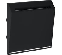 Накладка Voltum S70 для выключателя карточного, черный матовый VLS002608