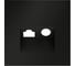 Накладка Voltum S70 для розетки TV+RJ45 кат. 6, черный матовый VLS002708 2