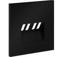 Накладка Voltum S70 для розетки акустической 4-местной, черный матовый VLS001508