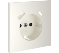 Накладка Voltum S70 для розетки с заземлением и защитными шторками, с USB A+C, хлопок VLS001013
