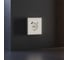 Накладка Voltum S70 для розетки с заземлением и защитными шторками, с USB A+C, хлопок VLS001013 4