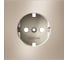 Накладка Voltum S70 Metal для розетки с заземлением, платина VLSM000610 2