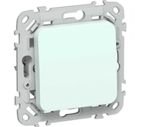 Выключатель 1-клавишный IEK FLITE 10А ВС11-1-0-ФлХЛ холодный лед FI-V10-0-10-1-K94