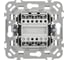 Выключатель 2-клавишный IEK FLITE 10А ВС12-1-0-ФлМА мокрый асфальт FI-V20-0-10-1-K80 4