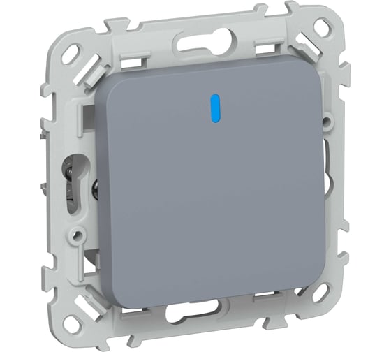 Выключатель 1-клавишный с индикацией IEK FLITE 10А ВС11-1-1-ФлМ маренго FI-V10-1-10-1-K35