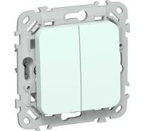 Выключатель жалюзи IEK FLITE 10А ВЖ52-2-0-ФлХЛ холодный лед FI-V15-0-10-1-K94