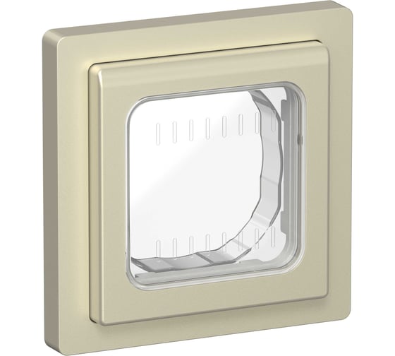 Рамка 1-местная IEK FLITE IP55 Рпро-1-55-ФлШ шампань FI-M10-32-55-K37