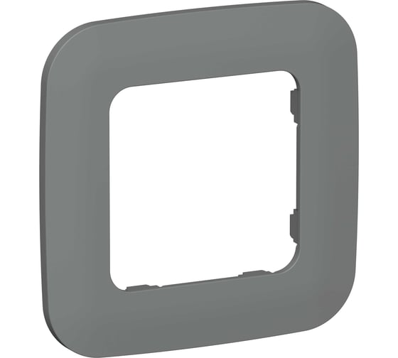 Рамка 1-местная IEK FLITE РУ-1-А-ФлМА мокрый асфальт FI-M12-31-20-K80