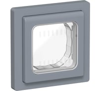Рамка 1-местная IEK FLITE IP55 Рпро-1-55-ФлМ маренго FI-M10-32-55-K35