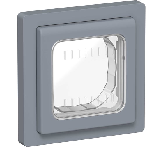 Рамка 1-местная IEK FLITE IP55 Рпро-1-55-ФлМ маренго FI-M10-32-55-K35