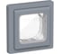 Рамка 1-местная IEK FLITE IP55 Рпро-1-55-ФлМ маренго FI-M10-32-55-K35 1
