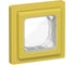 Рамка 1-местная IEK FLITE IP55 Рпро-1-55-ФлЖК желтый карри FI-M10-32-55-K44 1