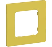 Рамка 1-местная IEK FLITE РУ-1-К-ФлЖК желтый карри FI-M12-32-20-K44