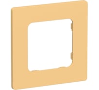 Рамка 1-местная IEK FLITE РУ-1-К-ФлЗ золотарник FI-M12-32-20-K90