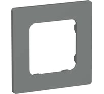 Рамка 1-местная IEK FLITE РУ-1-К-ФлМА мокрый асфальт FI-M12-32-20-K80